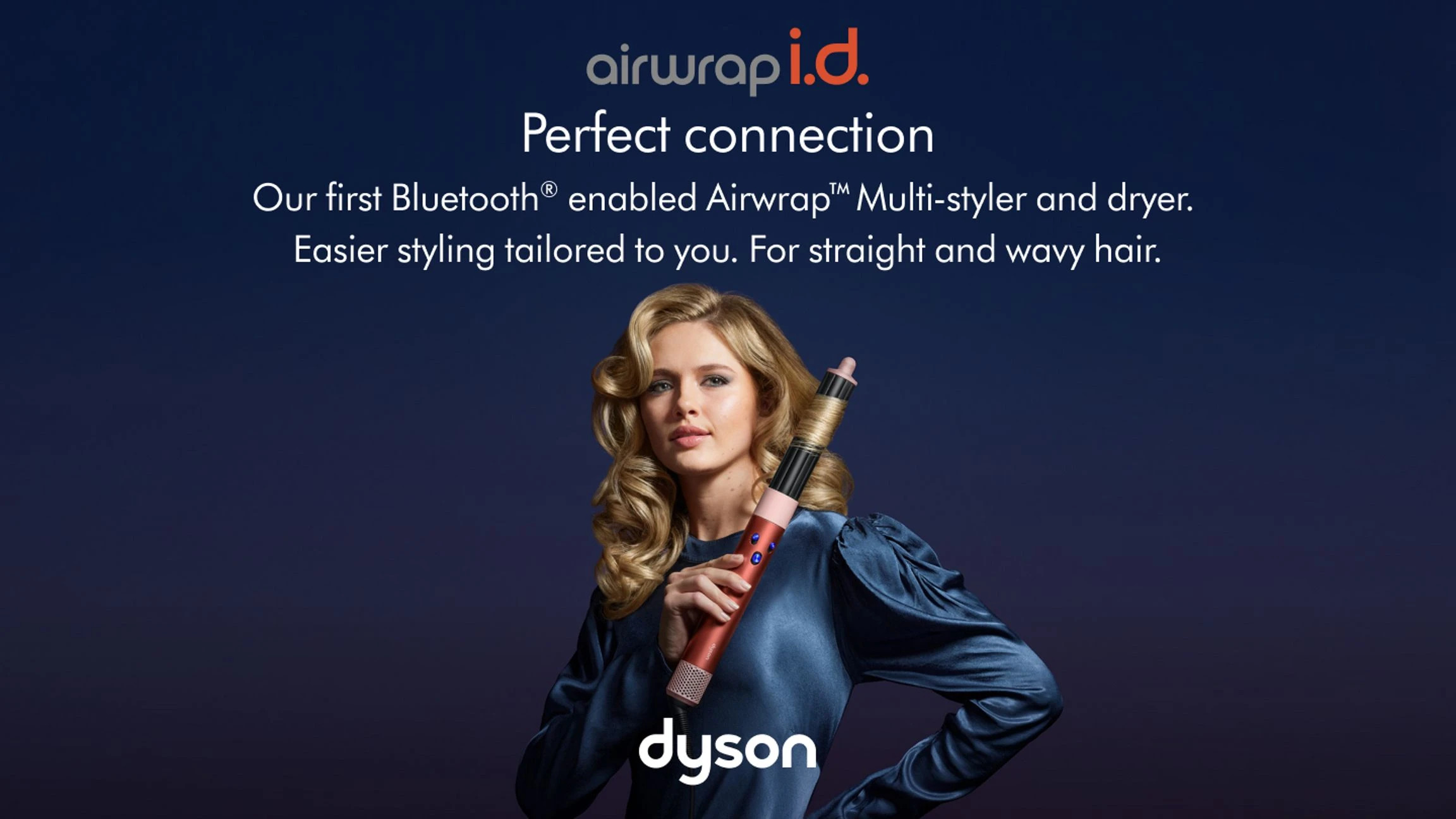 НОВИНКА Стайлер для прямого та хвилястого волосся DYSON Airwrap i.d. Multi-Styler and Dryer Straight to Wavy — Strawberry Bronze/Blush Pink